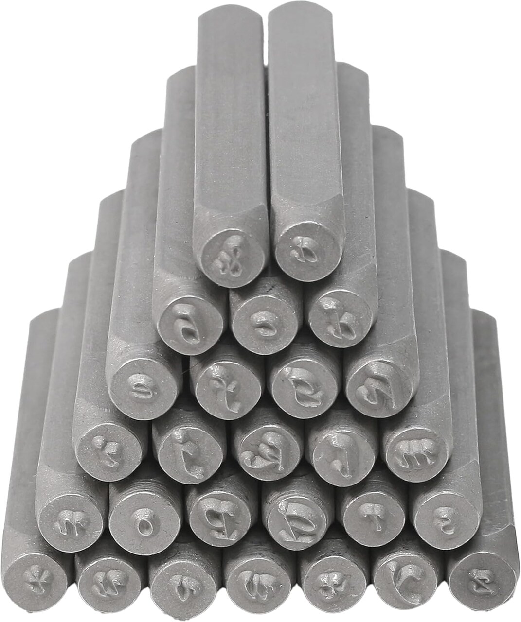 The Beadsmith Steel Alphabet Stamps - Metal Elements - Uppercase Gothic Font - A-Z Letters Plus “&” Symbol - Storage Case Included - Used for Stamping & Personalizing Soft Metals